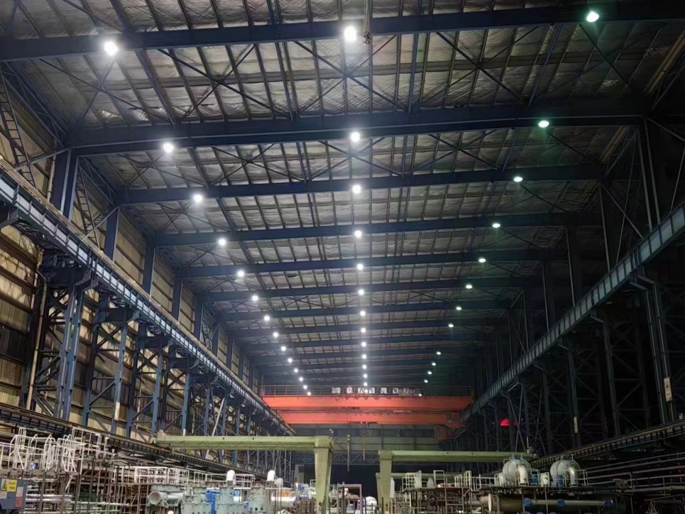 Projet d'éclairage d'usine à LED