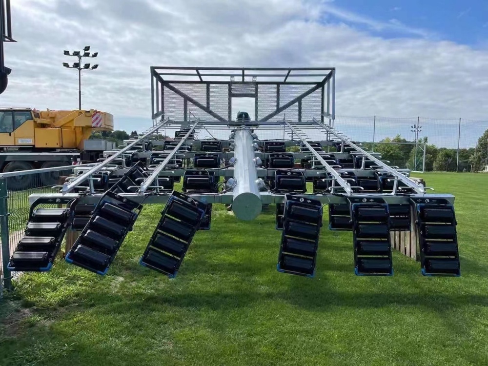 Proyecto de iluminación LED para campo de fútbol.