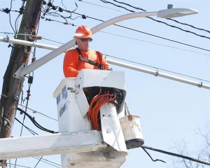 Projekt LED pouličního osvětlení při nízké teplotě