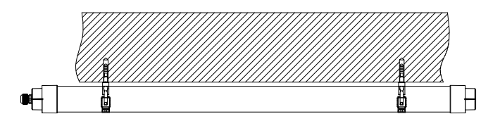 LED tri-proof ljus takmontering installation