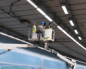 Estudo de caso do projeto de luz LED para túnel