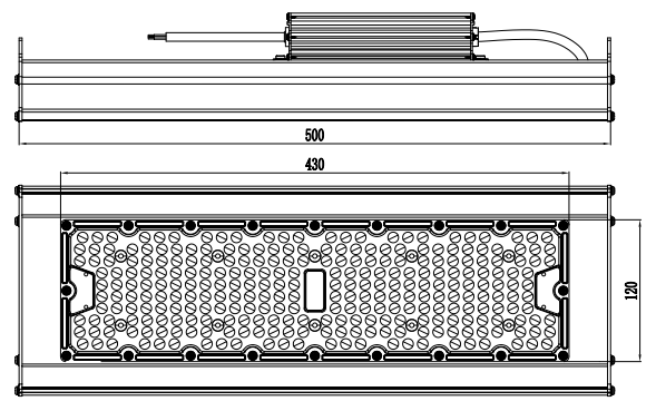 Lineaire LED hoogbouw 200W