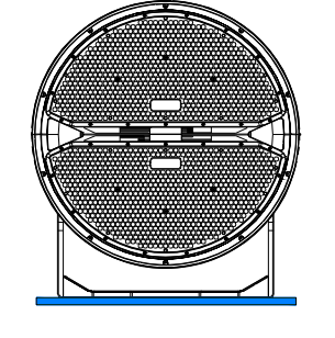 Installation de support de base pour éclairage de sport à LED rondes 1