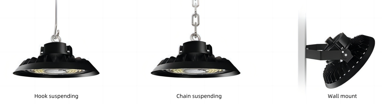 طرق تركيب UFO LED High Bay