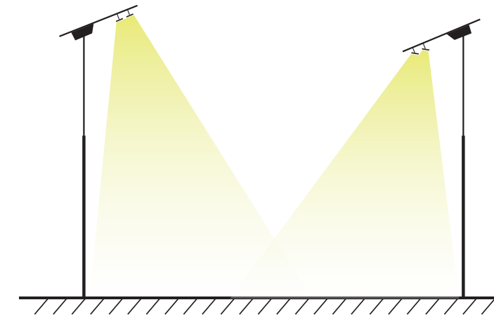 instalação de iluminação pública solar LED